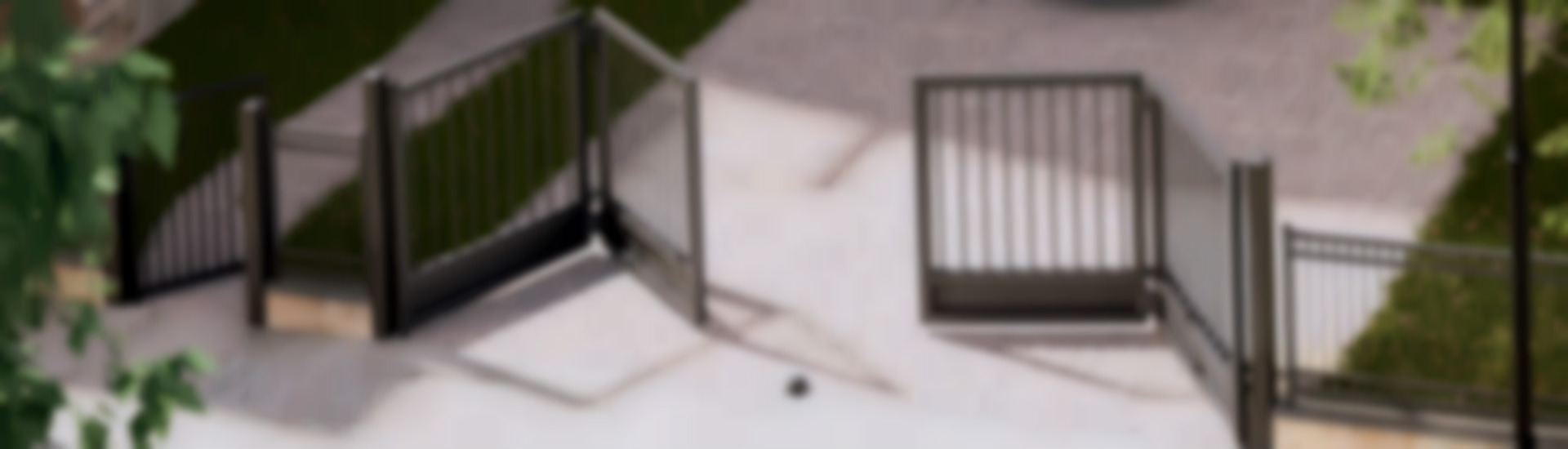 Trackless Bi-Fold Gate Kit - The perfect solution when space is tight